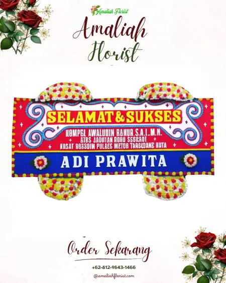 Papan Bunga Ucapan Selamat Kalisube