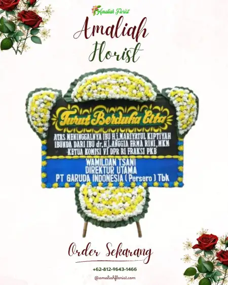 Papan Bunga Duka Kalisube